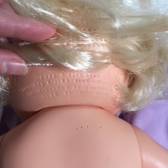 Vintage 80s Cabbage Patch Kids Splashin Kids Girl 1987 - Picture 8 of 8